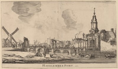 Haarlemská brána (Haerlemmerská brána) od Reinier Nooms, called Zeeman