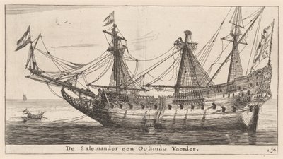 "Salamander", východoindický obchodník od Reinier Nooms, called Zeeman