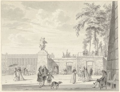 Tuileries Garden v Paříži od Reinier Vinkeles (I)