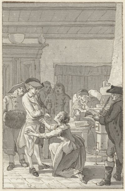 Ilustrace k románu Gustav Lindau od Reinier Vinkeles (I)