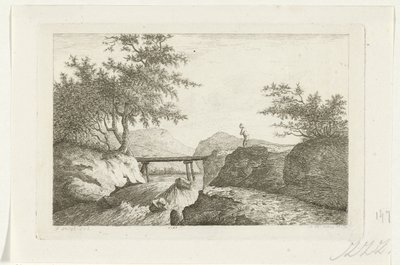 Most u vodopádu od Reinierus Albertus Ludovicus baron van Isendoorn à Blois