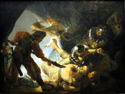 Samsonovo oslepení od Rembrandt