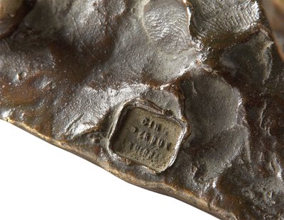 Detail francouzského buldočka, malý model od Rembrandt Bugatti
