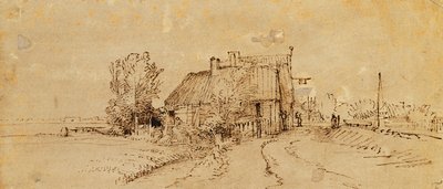 Hostinec u silnice, od Rembrandt van Rijn