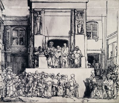 Kristus představen lidu, 1655 od Rembrandt van Rijn