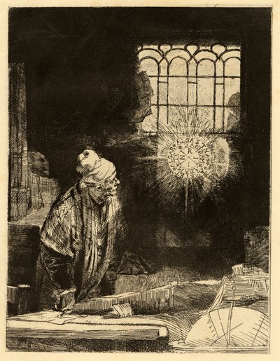 Doktor Faustus od Rembrandt van Rijn