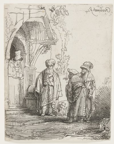 Jakuba a Lábana od Rembrandt van Rijn