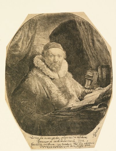 Jan Uytenbogaert, kazatel od Rembrandt van Rijn