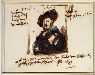 Portrét Baldassare Castiglione od Rembrandt van Rijn