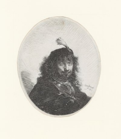 Rembrandt s mečem a volavka od Rembrandt Harmensz. van Rijn