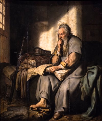 Svatý Pavel ve vězení od Rembrandt Harmensz. van Rijn