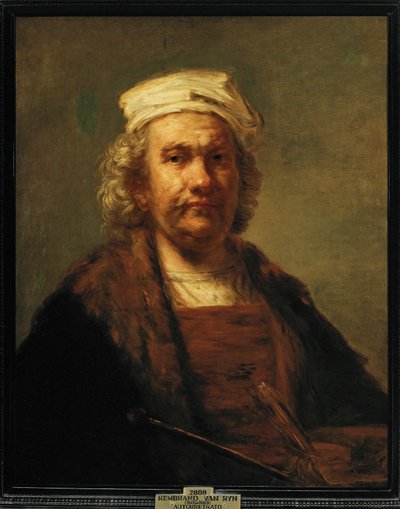 Autoportrét (malba na plátně) od Rembrandt Harmensz. van Rijn