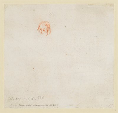 Malá studie hlavy od Rembrandt van Rijn