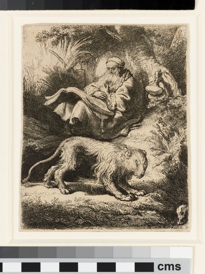 Svatý Jeroným Čtení od Rembrandt van Rijn