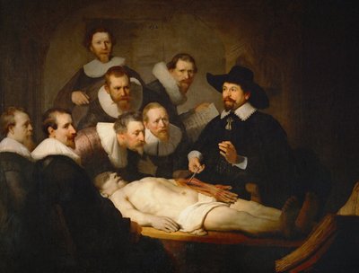 Anatomie doktora (olej na plátně) od Rembrandt Harmensz. van Rijn
