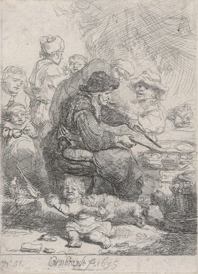 Pancake Woman od Rembrandt van Rijn