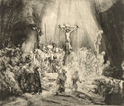 Tři kříže od Rembrandt van Rijn