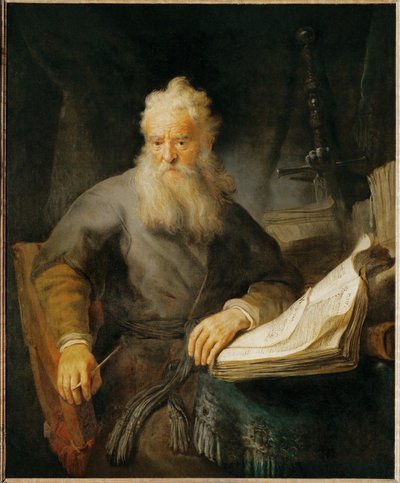 Apoštol Pavel (malba na plátně) od Rembrandt Harmensz. van Rijn