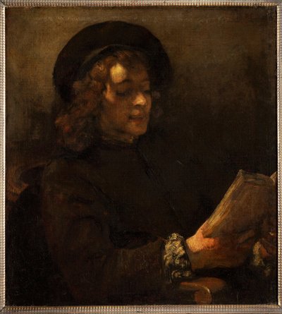Titus van Rijn, malířův syn, při čtení (olej na plátně) od Rembrandt Harmensz. van Rijn