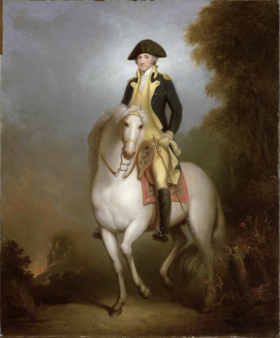 Jezdecký portrét George Washingtona od Rembrandt Peale