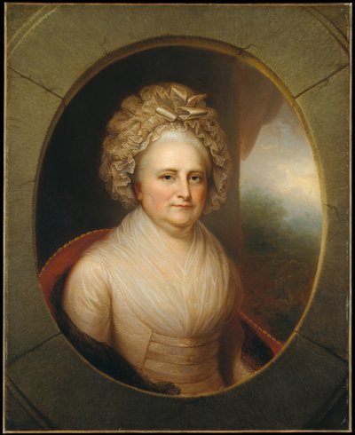 Martha Washingtonová od Rembrandt Peale