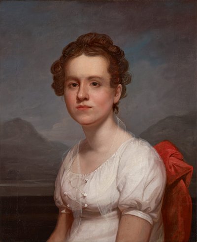 Portrét Helen Millerové (paní Charlese G. McLeana) od Rembrandt Peale