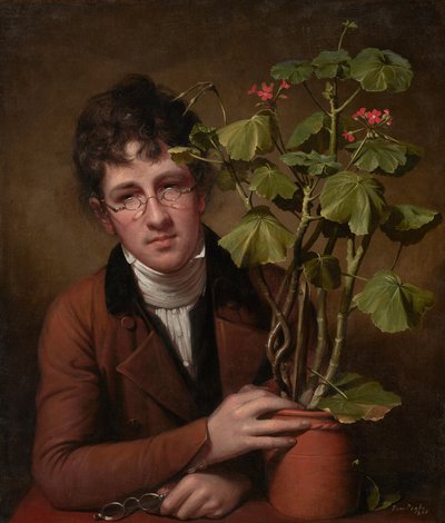 Rubens Peale s pelargonií od Rembrandt Peale
