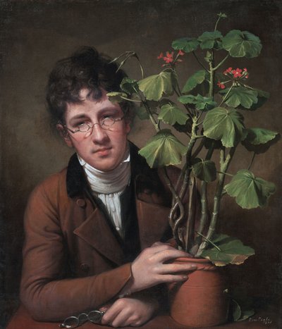 Rubens Peale s pelargonií od Rembrandt Peale