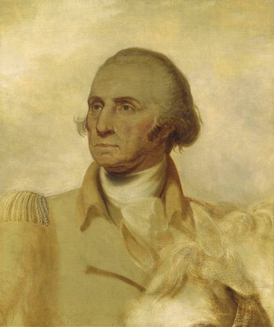Skica pro portrét George Washingtona od Rembrandt Peale