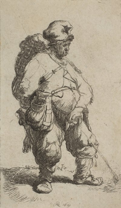 Člověk tvořící vodu, 1630., 1630. od Rembrandt van Rijn
