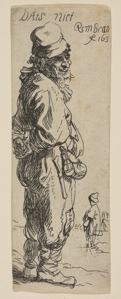 Rolník odpovídá: To není, 1634. od Rembrandt van Rijn