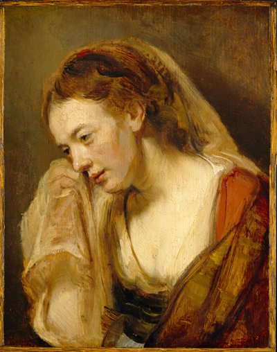 Žena pláče, kolem roku 1647 od Rembrandt van Rijn