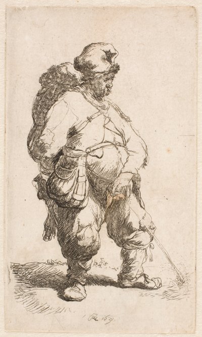 Muž, který močí od Rembrandt van Rijn