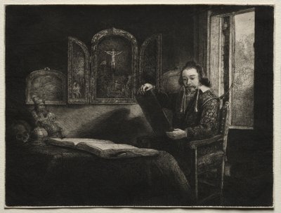 Abraham Francen, lékárník od Rembrandt van Rijn
