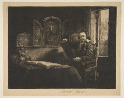 Abraham Franken, lékárník, c. 1656. od Rembrandt van Rijn