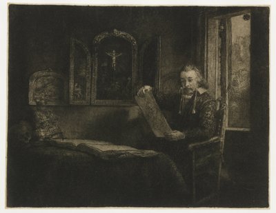 Abraham Francen, lékárník od Rembrandt van Rijn