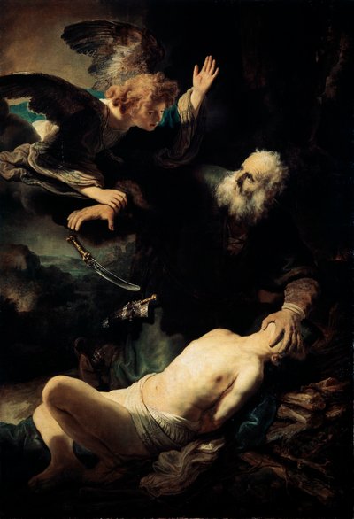 Abraham obětující Izáka, 1635. od Rembrandt van Rijn
