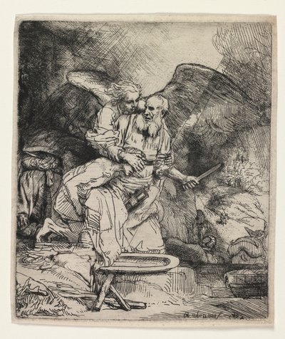 Abrahamova oběť, 1655. od Rembrandt van Rijn