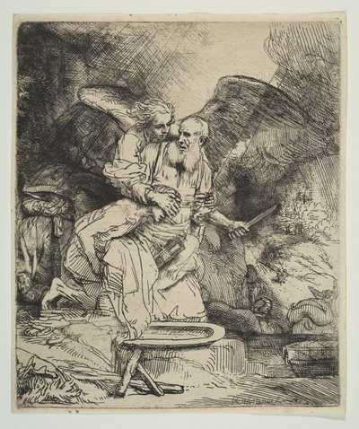Abrahamova oběť, 1655. od Rembrandt van Rijn