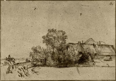 Statek v Amsteldijku od Rembrandt van Rijn