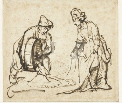 Boaz a Ruth od Rembrandt van Rijn
