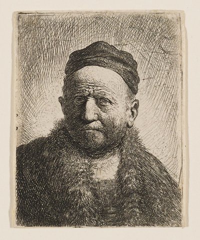 Busta muže (Rembrandtův otec?) od Rembrandt van Rijn