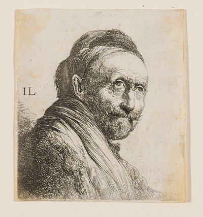 Busta starého muže od Rembrandt van Rijn