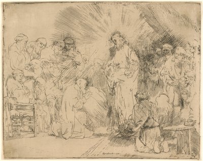 Kristus se zjevuje apoštolům od Rembrandt van Rijn