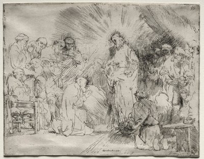Kristus se zjevuje apoštolům od Rembrandt van Rijn