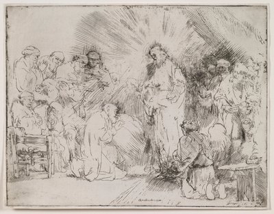 Zjevení Krista apoštolům od Rembrandt van Rijn