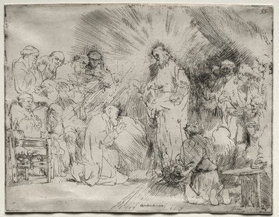 Kristus se zjevuje apoštolům, 1656. od Rembrandt van Rijn