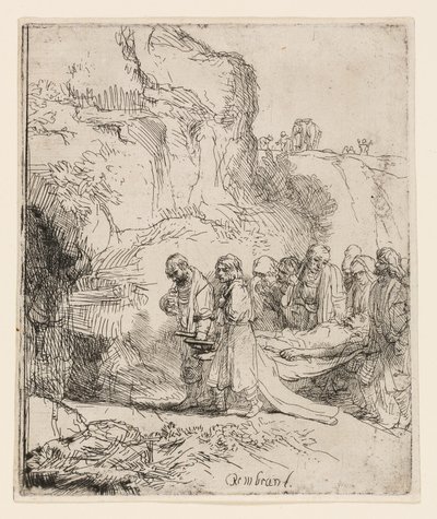Kristus nese do hrobu od Rembrandt van Rijn
