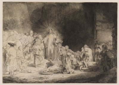 Kristus uzdravuje nemocné od Rembrandt van Rijn