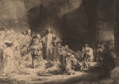 Kristus káže sto guldenů, c. 1649. od Rembrandt van Rijn